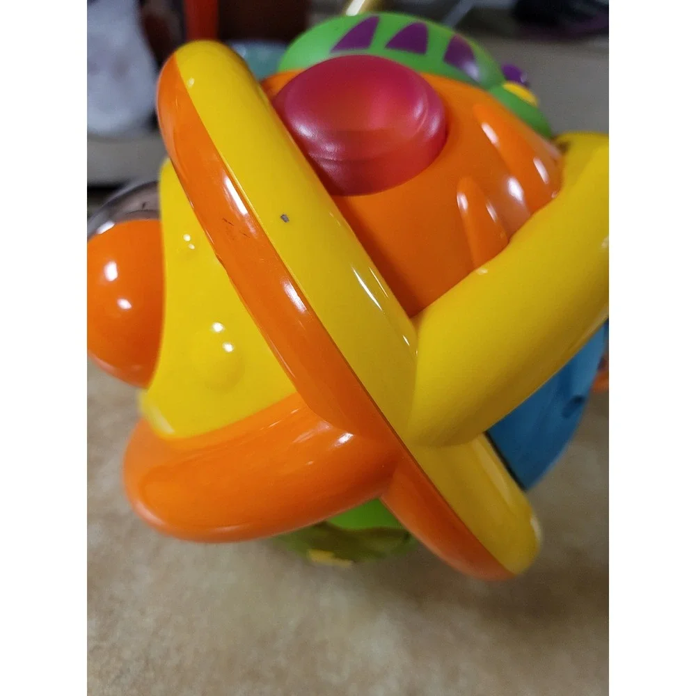 Interactive Activity Ball Baby Toy Animal Faces‎ with sound Sliding Beads